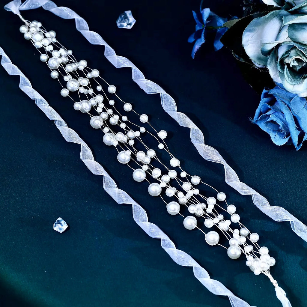 Wedding Hair Accessories - Pearl Bridal Headband