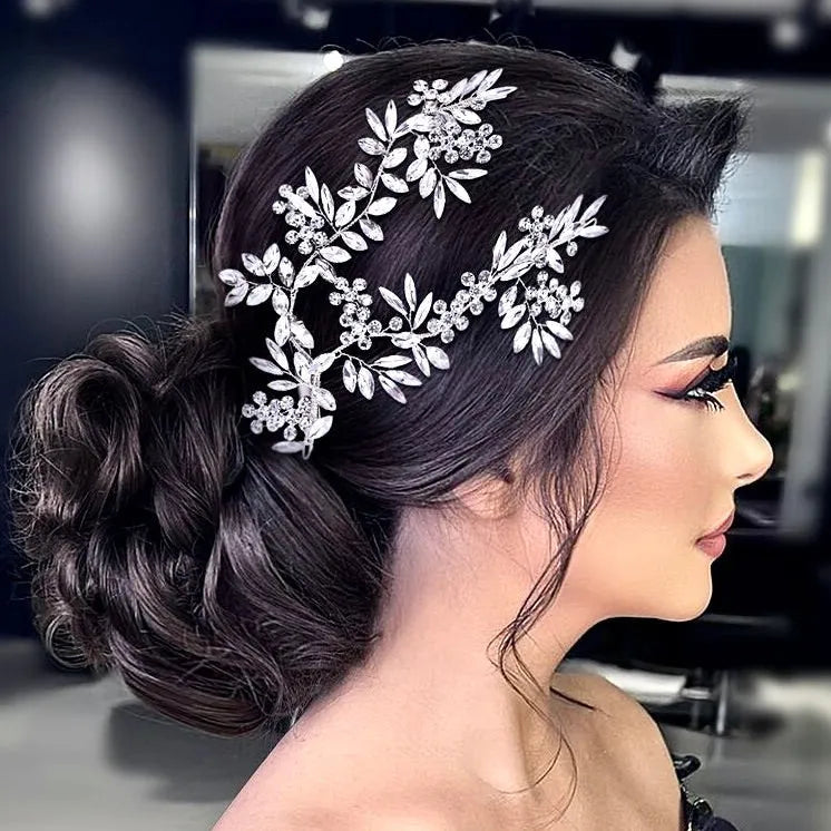Wedding Hair Accessories - Crystal Bridal Hair Clip/Vine