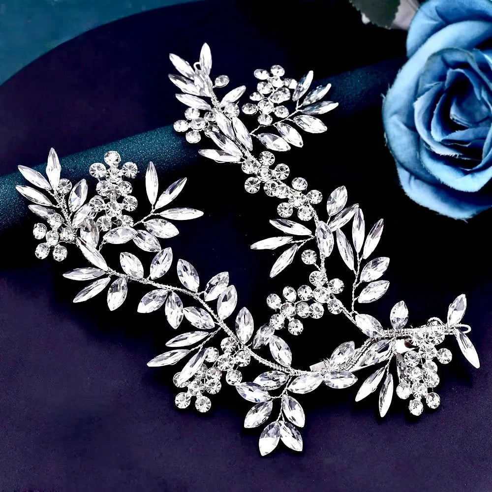 Wedding Hair Accessories - Crystal Bridal Hair Clip/Vine