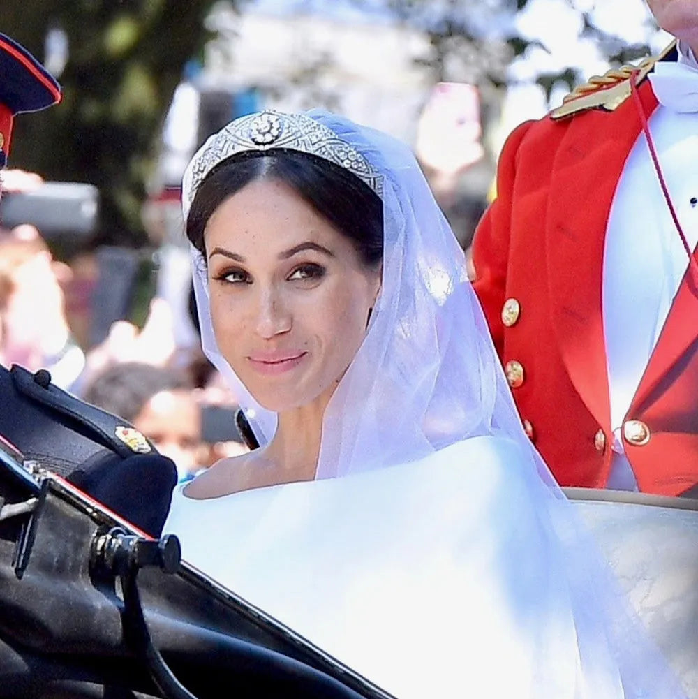 Wedding Hair Accessories - Silver Cubic Zirconia Bridal Tiara