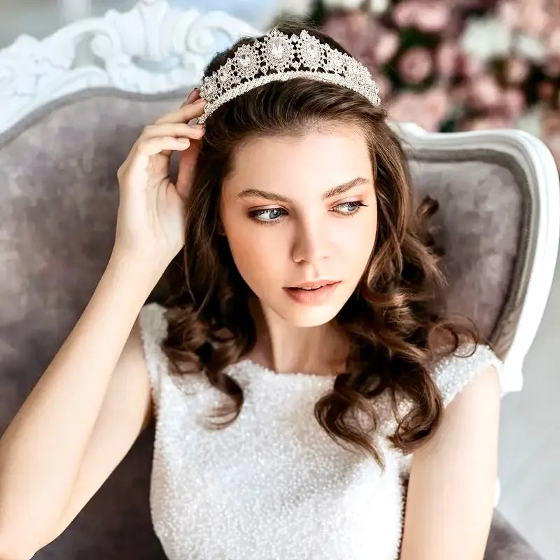 Wedding Hair Accessories - Rhinestone Wedding Tiara