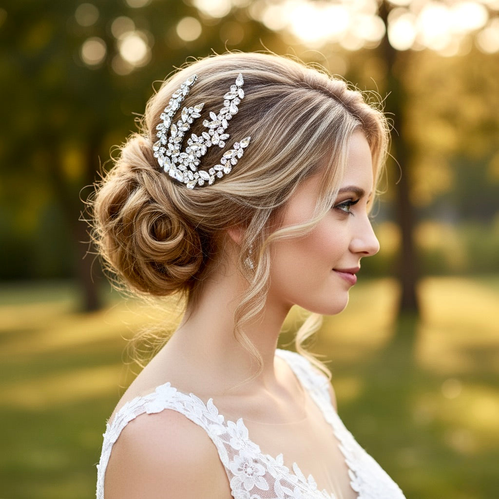 Wedding Hair Accessories - Rhinestone Crystal Bridal Headdress