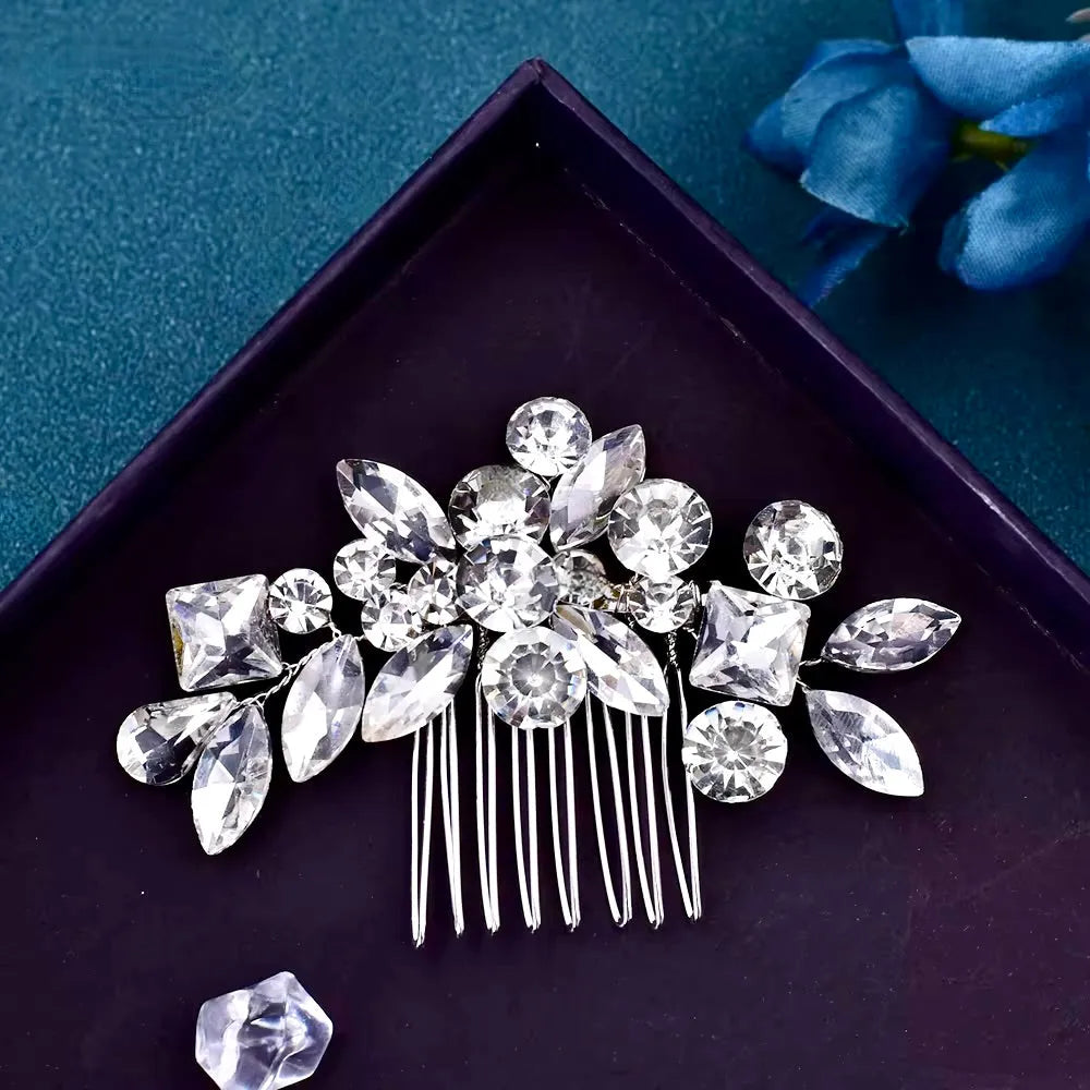 Wedding Hair Accessories - Delicate Crystal Bridal Hair Comb