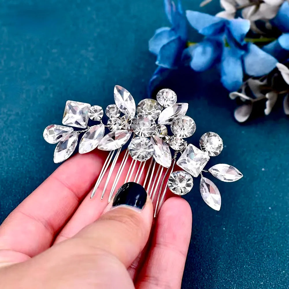 Wedding Hair Accessories - Delicate Crystal Bridal Hair Comb