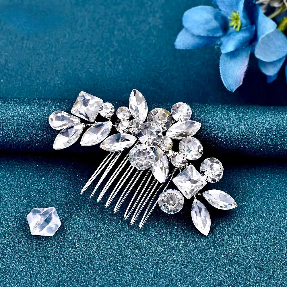 Wedding Hair Accessories - Delicate Crystal Bridal Hair Comb