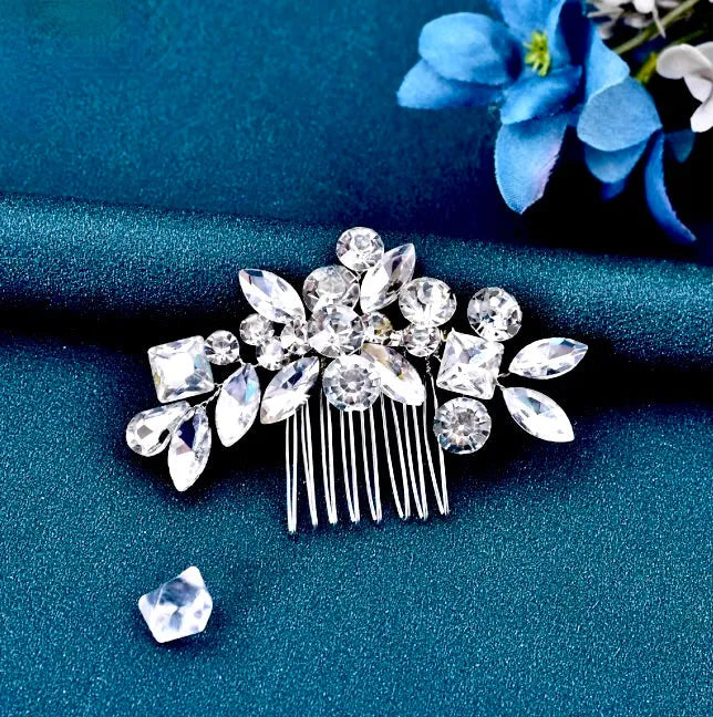 Wedding Hair Accessories - Delicate Crystal Bridal Hair Comb