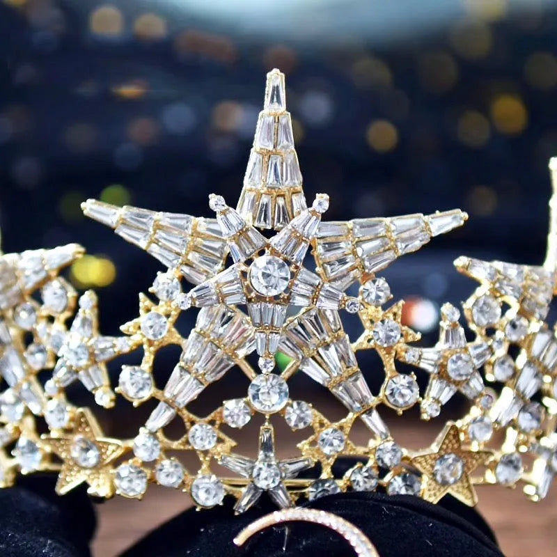 Wedding Hair Accessories - Star Bridal Tiara