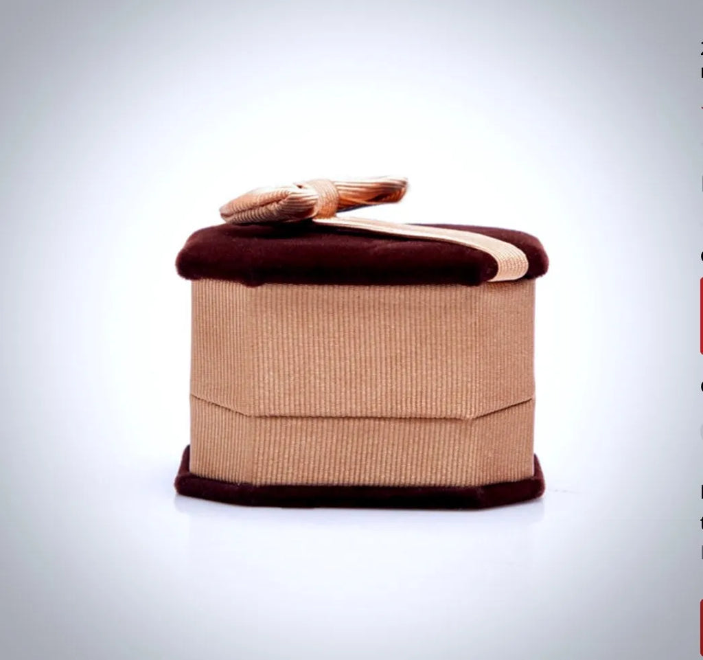 Wedding - Velvet Ring Boxes - More Colors Available