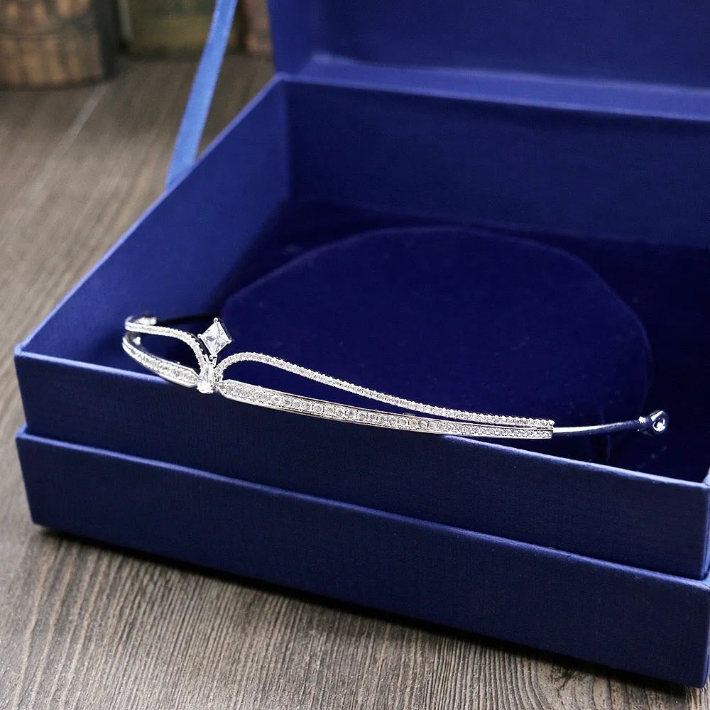 Wedding Hair Accessories - Wedding Cubic Zirconia Tiara