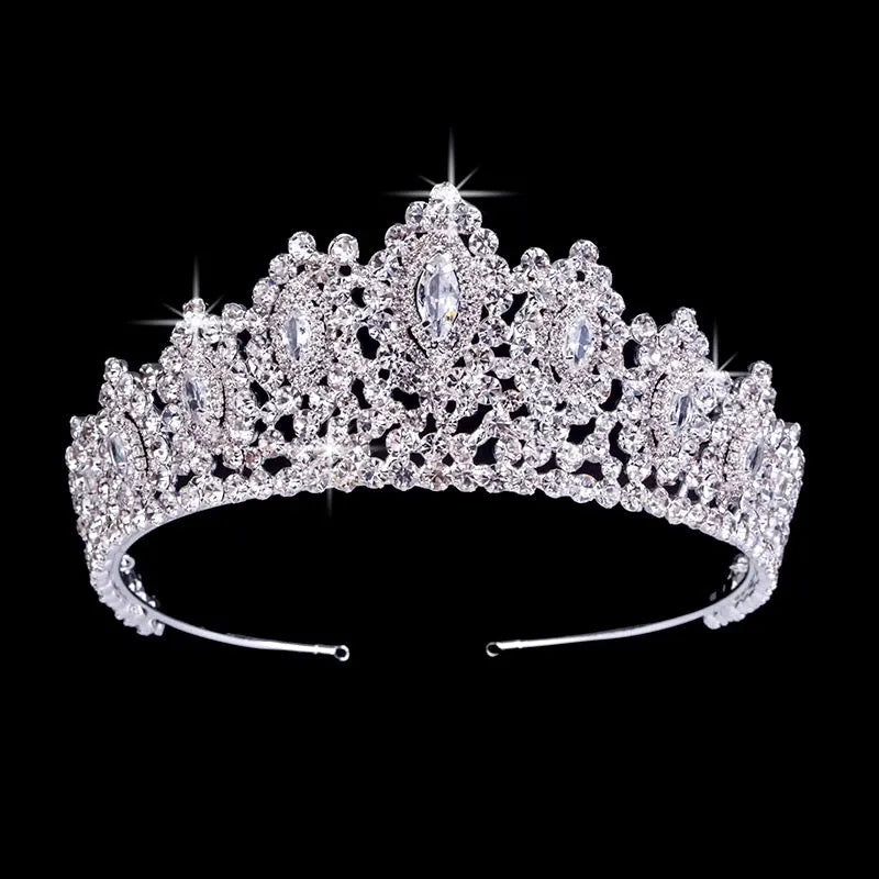 Wedding Hair Accessories - Silver Cubic Zirconia Bridal Tiara