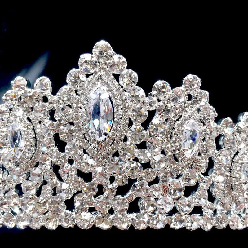 Wedding Hair Accessories - Silver Cubic Zirconia Bridal Tiara