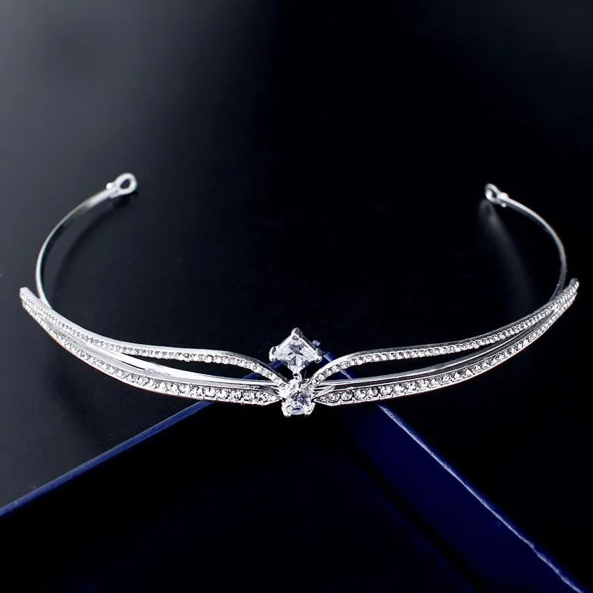 Wedding Hair Accessories - Wedding Cubic Zirconia Tiara