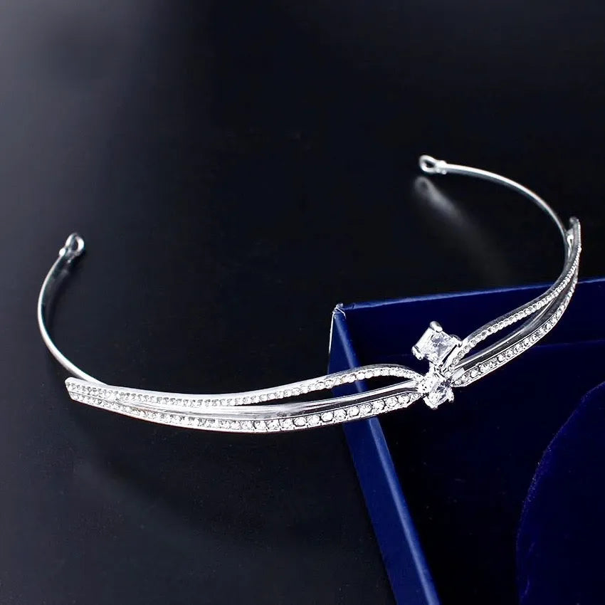Wedding Hair Accessories - Wedding Cubic Zirconia Tiara