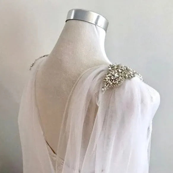Wedding Veils - Bridal Cape Veil - Cathedral Length