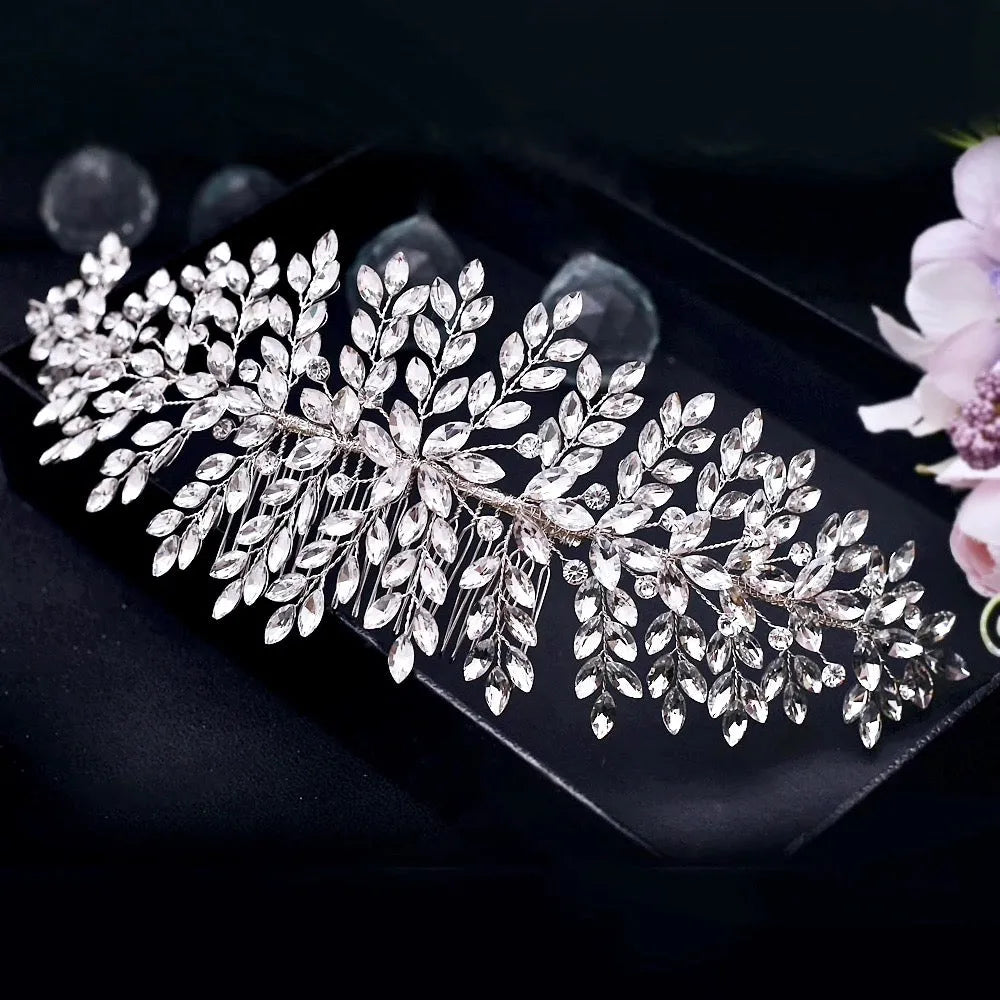 Wedding Hair Accessories - Austrian Crystal Bridal Hair Comb