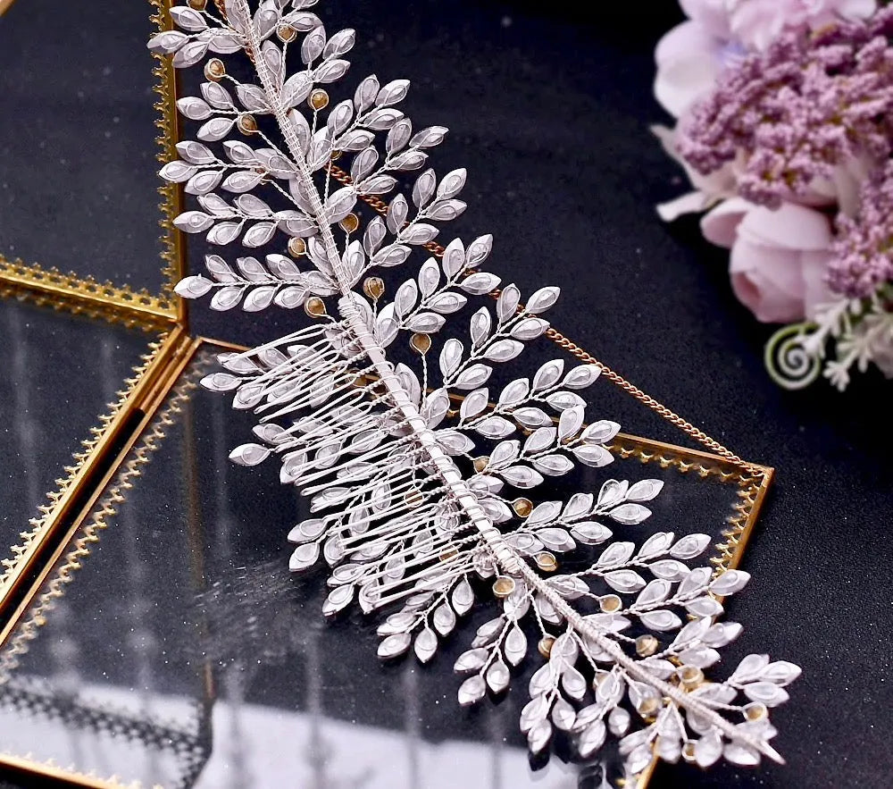 Wedding Hair Accessories - Austrian Crystal Bridal Hair Comb