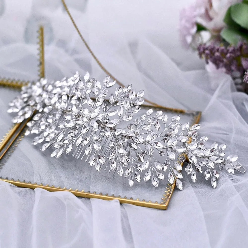 Wedding Hair Accessories - Austrian Crystal Bridal Hair Comb