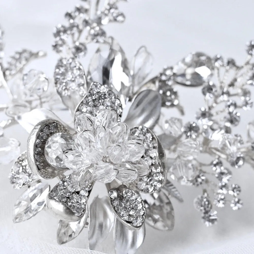 Wedding Hair Accessories - Austrian Crystal Bridal Headband / Hair Vine