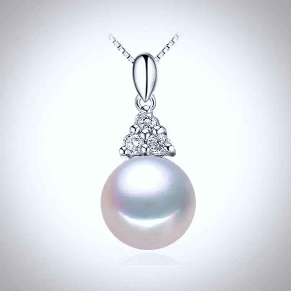 Wedding Pearl Jewelry - Sterling Silver and Natural Pearl Bridal Jewelry Set