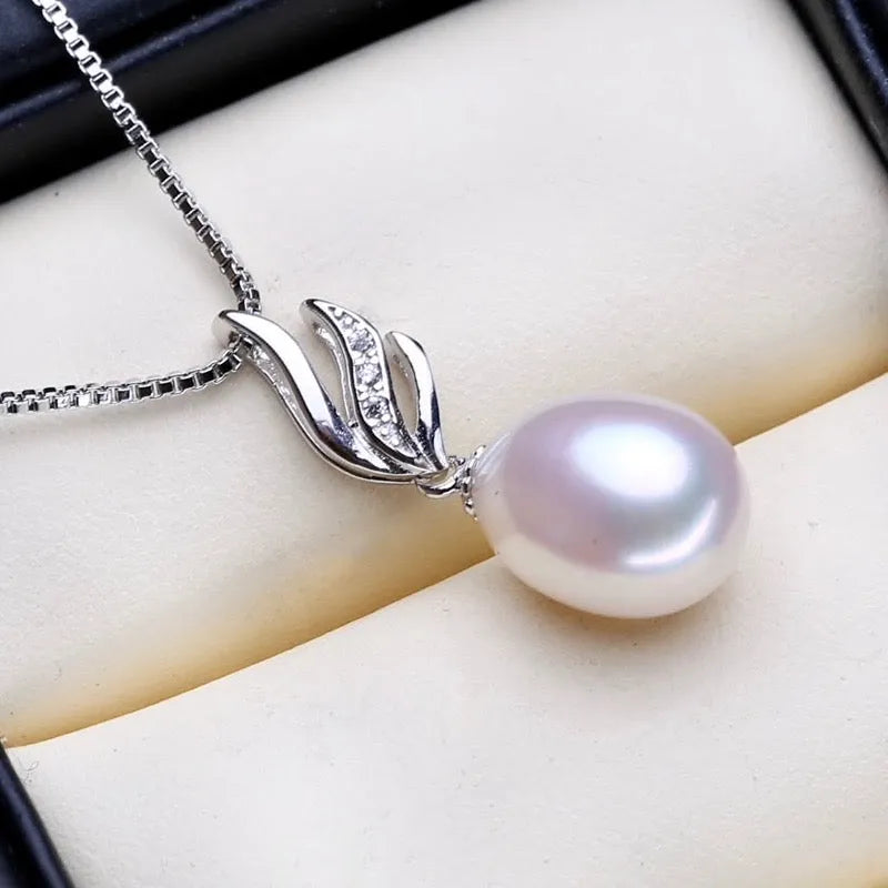 Wedding Pearl Jewelry - Sterling Silver and Natural Pearl Bridal Jewelry Set - More Colors Available