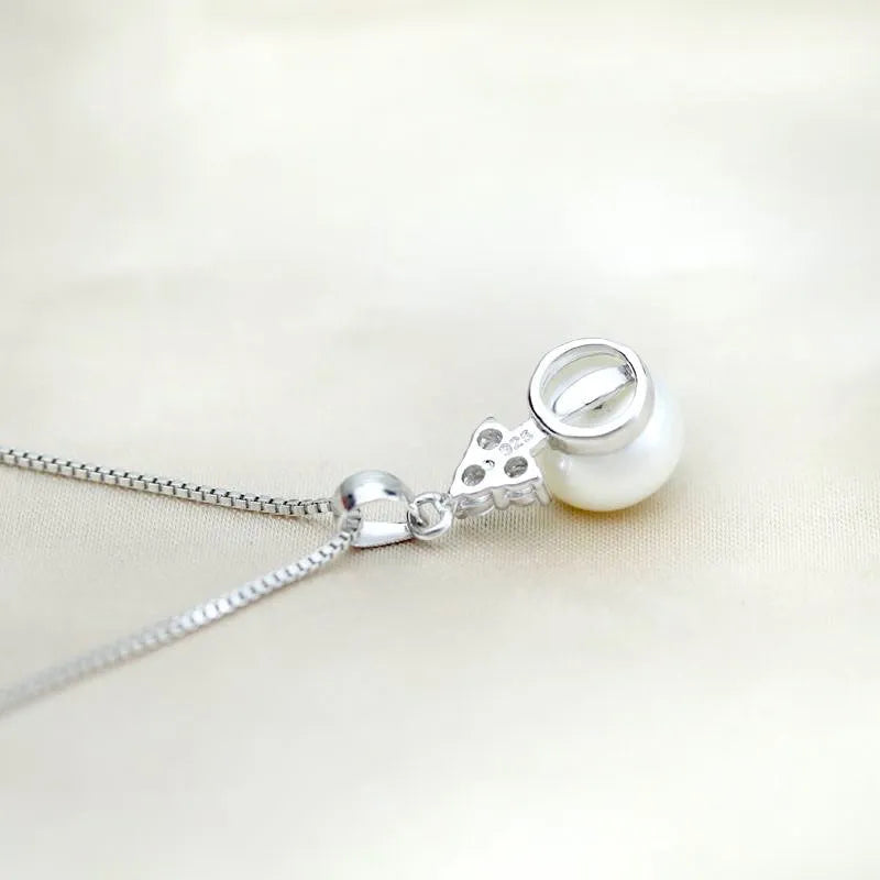 Wedding Pearl Jewelry - Sterling Silver and Natural Pearl Bridal Jewelry Set