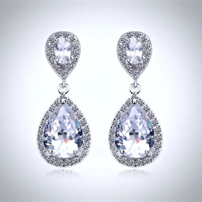 Wedding Jewelry - Cubic Zirconia Bridal Jewelry Set