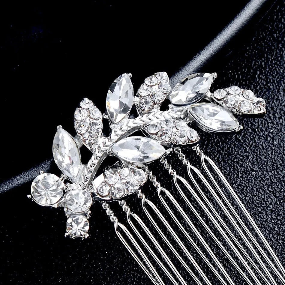 Wedding Hair Accessories - Crystal Bridal Hair Comb - Available in Gold and Silver