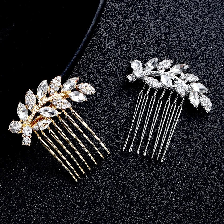 Wedding Hair Accessories - Crystal Bridal Hair Comb - Available in Gold and Silver