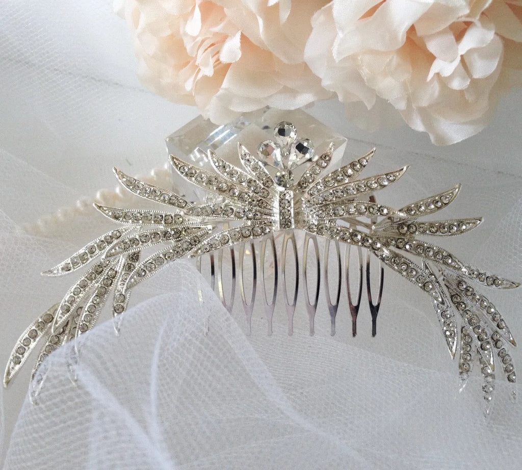 Wedding Hair Accessories - Austrian Crystal Bridal Hair Comb