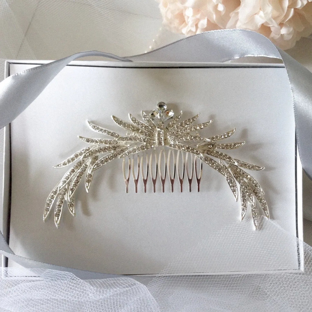 Wedding Hair Accessories - Austrian Crystal Bridal Hair Comb
