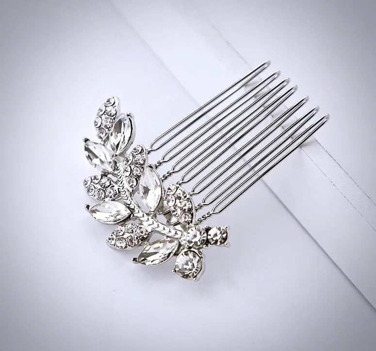 Wedding Hair Accessories - Crystal Bridal Hair Comb - Available in Gold and Silver