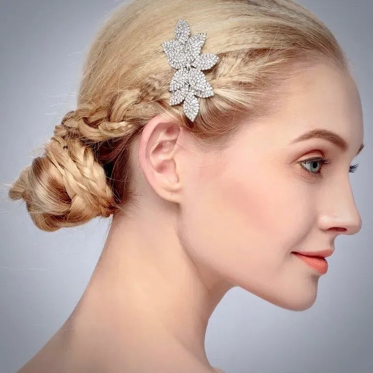 Wedding Hair Accessories - Crystal Bridal Hair Comb - Available in Yellow Gold, Rose Gold and Silver