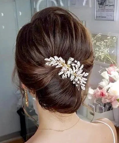 Wedding Hair Accessories - Pearl and Crystal Bridal Hair Comb - Available in Gold and Silver