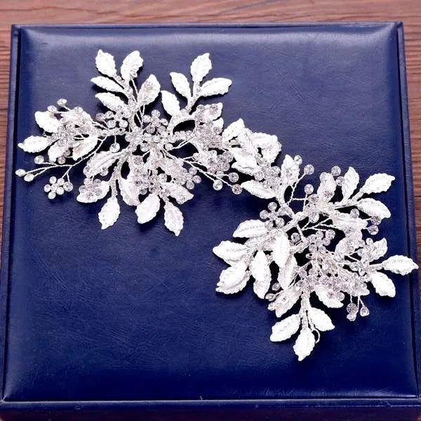Wedding Hair Accessories - Silver Crystal Bridal Headband/Hair Vine