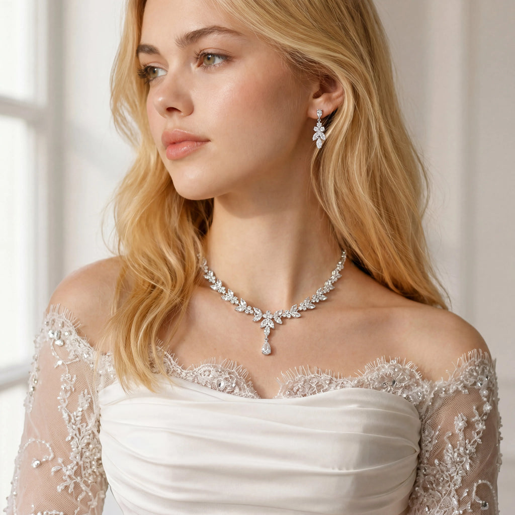 Bridal Jewelry Sets & Wedding Jewelry for Brides | Necklace & Earrings | ADORA by Simona Bridal Jewelry Sets & Wedding Jewelry for Brides | Necklace & Earrings | ADORA by Simona