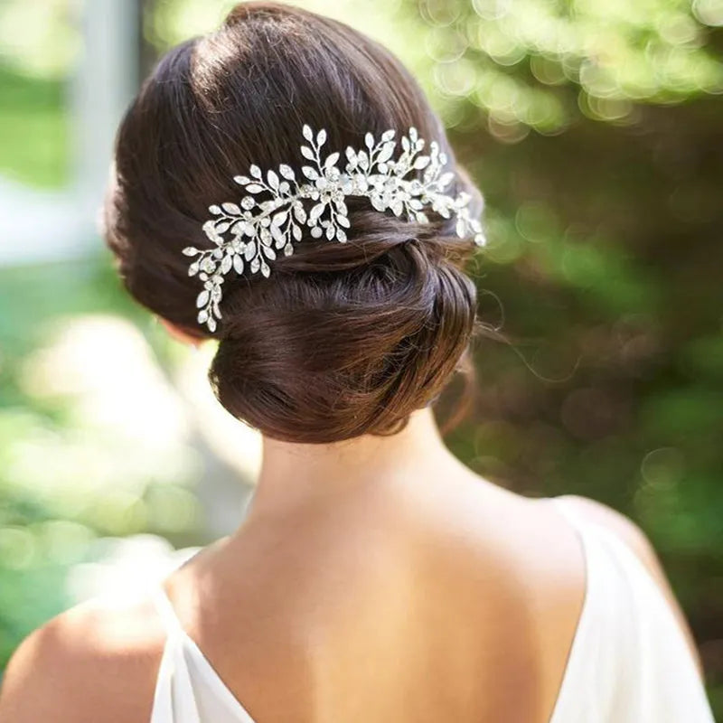 Wedding Hair Accessories -  Opal Bridal Hair Comb