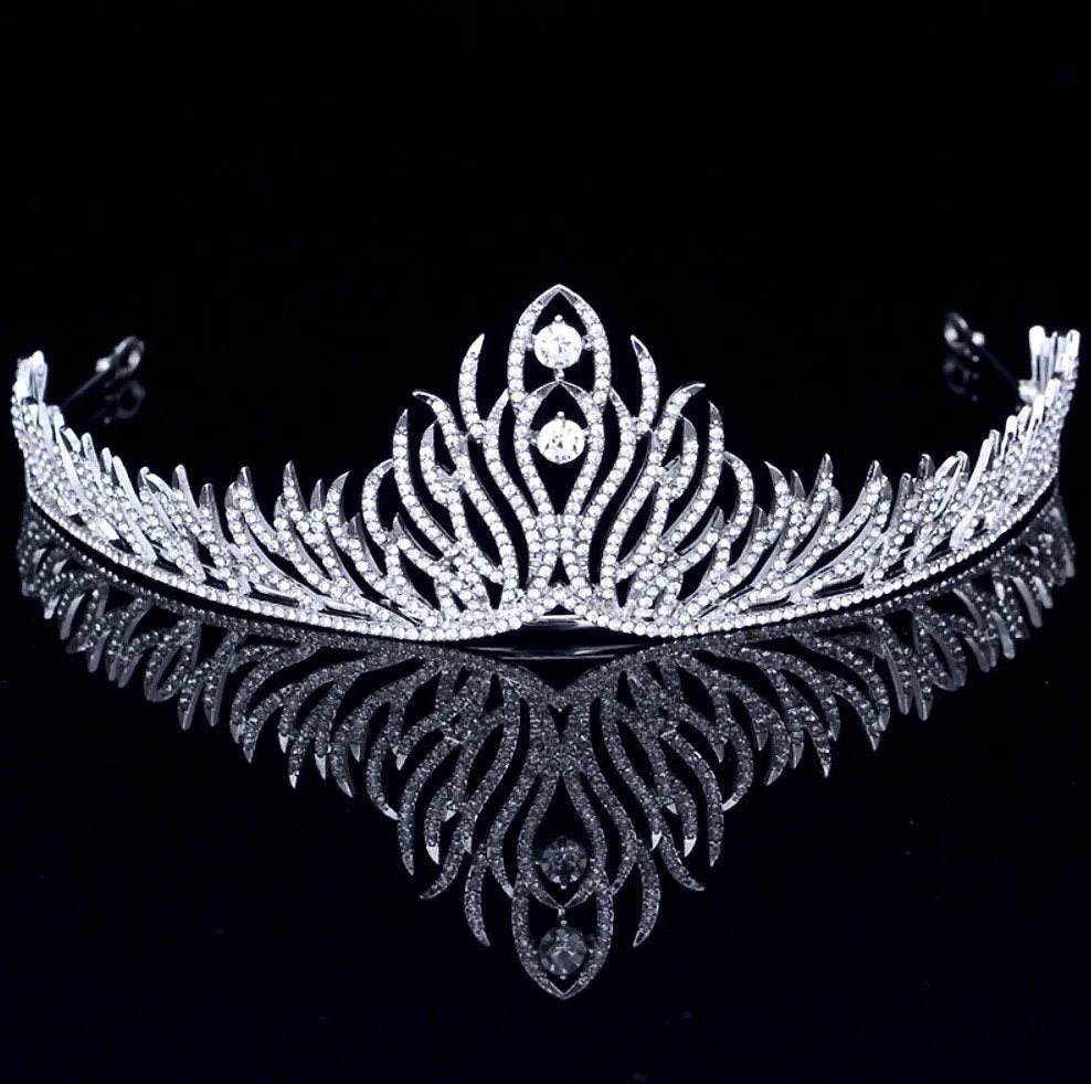 "Kendra" - Wedding Cubic Zirconia Tiara