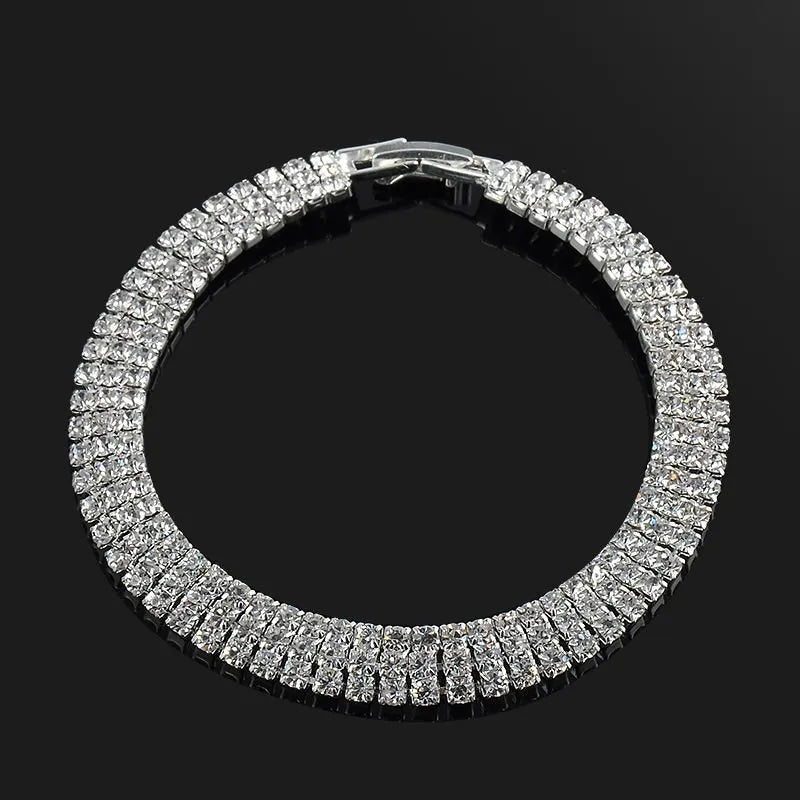 "Zelda" - Cubic Zirconia Bridal Bracelet