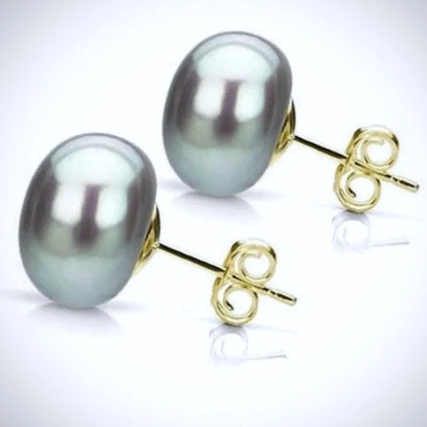 Pearl Wedding Jewelry - Natural Pearl Stud Earrings - More Colors