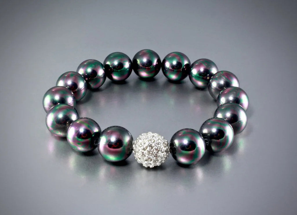 "Maya Silver" - Pearl Stretch Bracelets