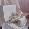 Wedding Hair Accessories -  Pearl and Crystal Bridal Tiara - Available in Gold and Silver