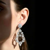 Wedding Jewelry - Cubic Zirconia Bridal Earrings 