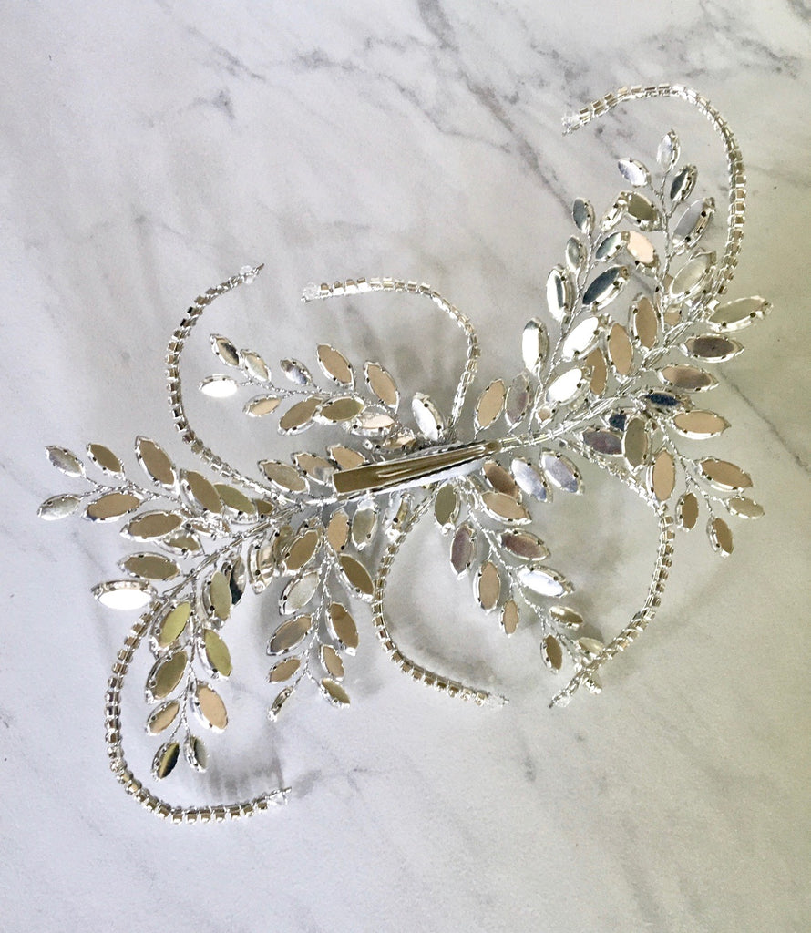 Wedding Hair Accessories - 1920s Style Silver Bridal Hair Accessory