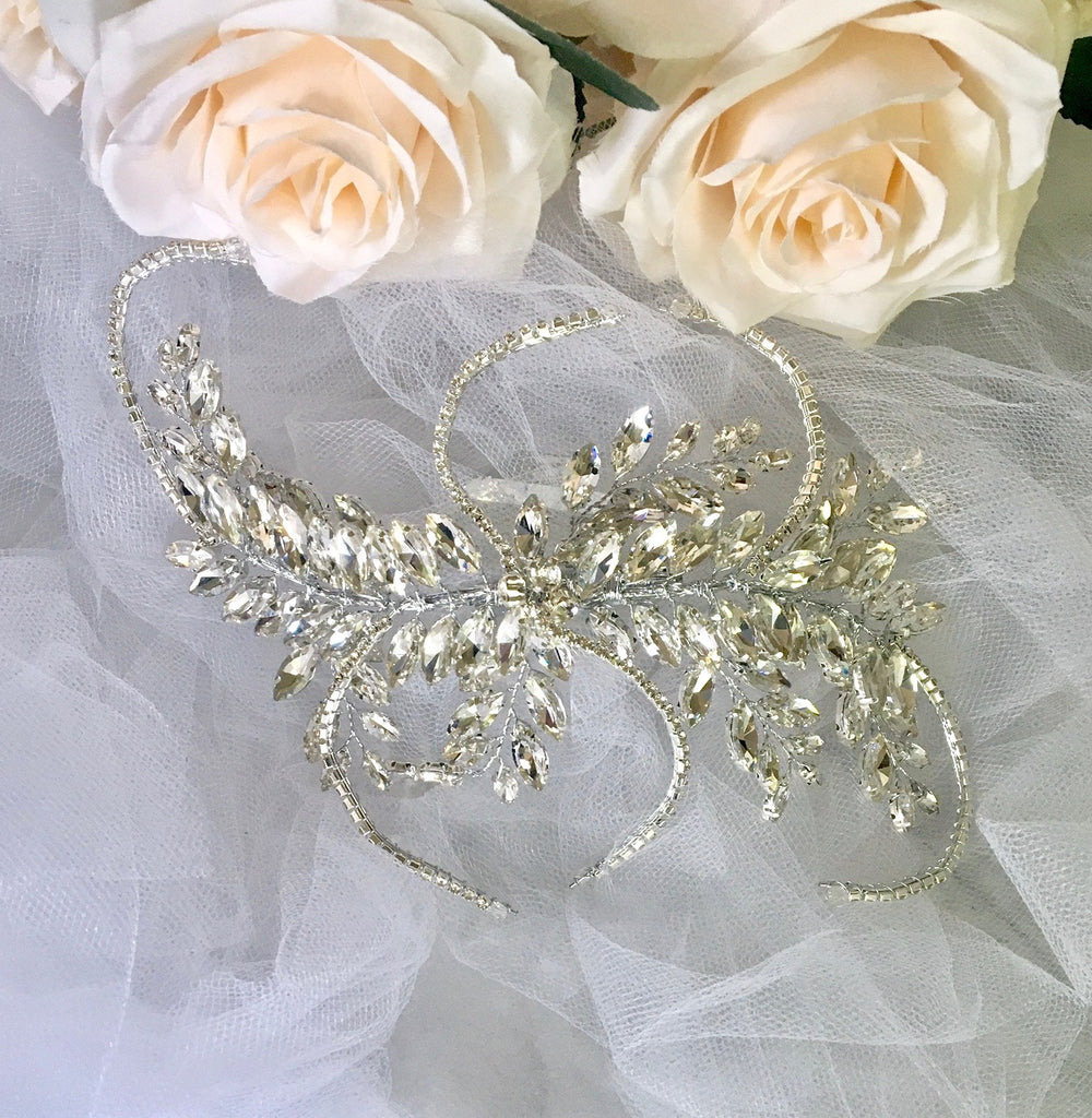 Wedding Hair Accessories - 1920s Style Silver Bridal Hair Accessory