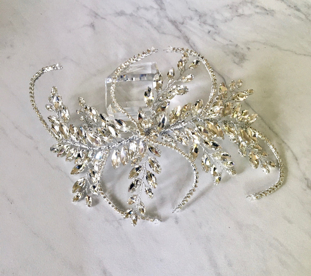 Wedding Hair Accessories - 1920s Style Silver Bridal Hair Accessory