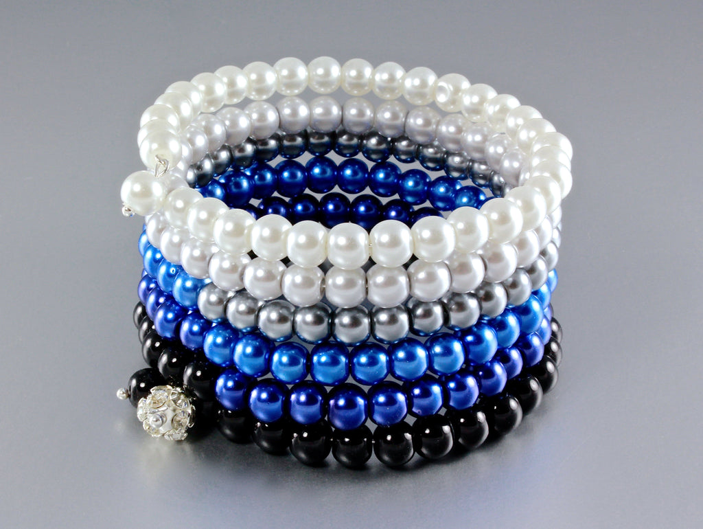 "Symphony" - Ombre Pearl Bracelets 