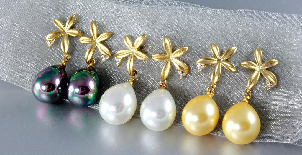 "Ayda" - Pearl Bridesmaids Earrings