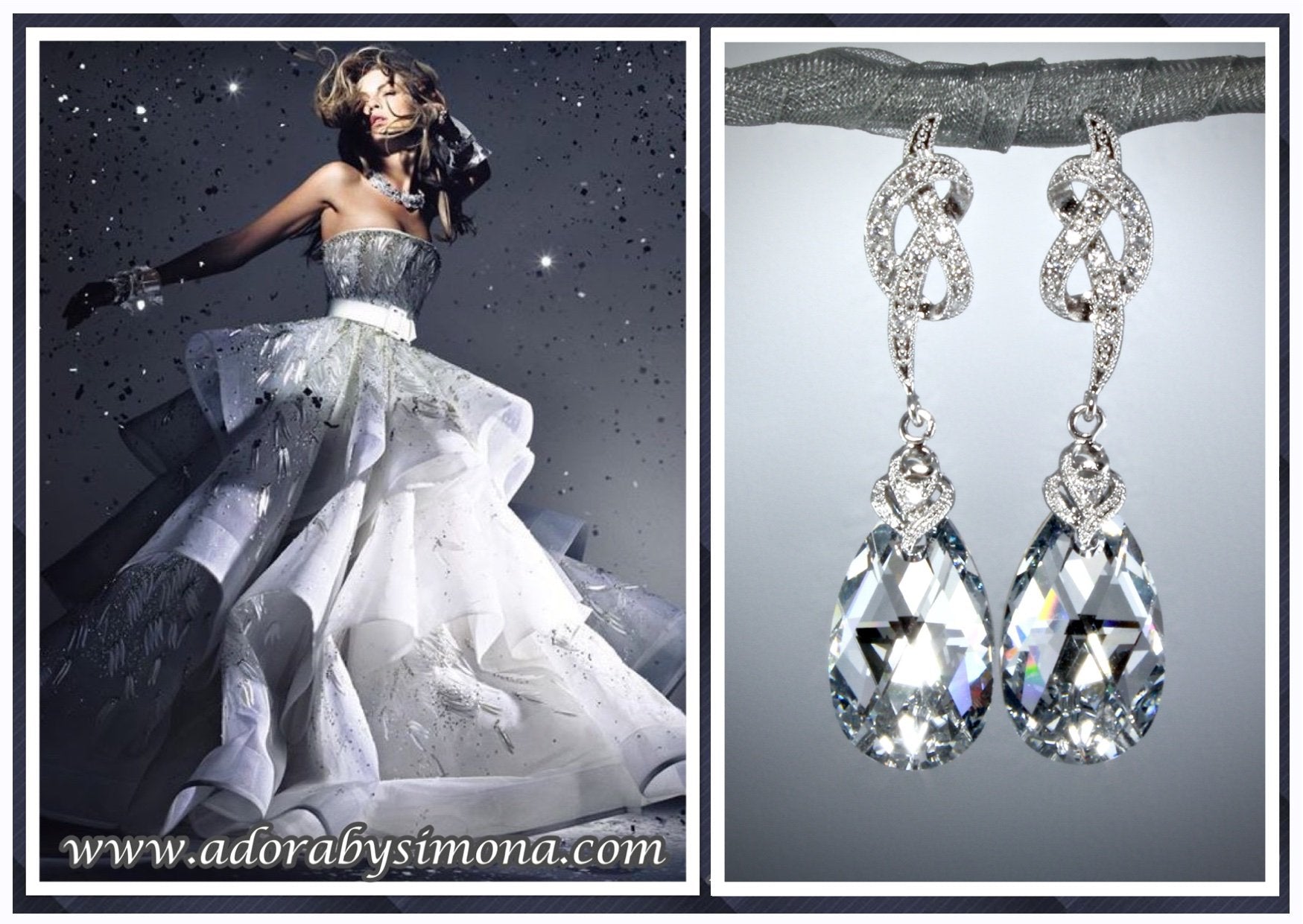 Swarovski wedding earrings deals