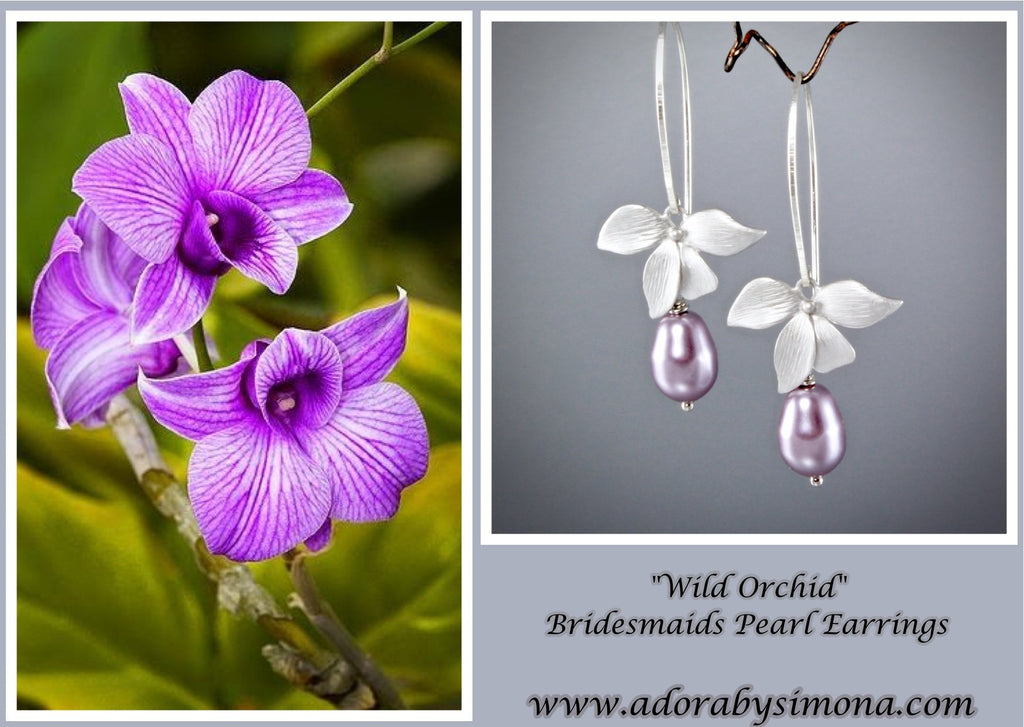 Pearl Wedding Jewelry - Bridesmaids Pearl Earrings