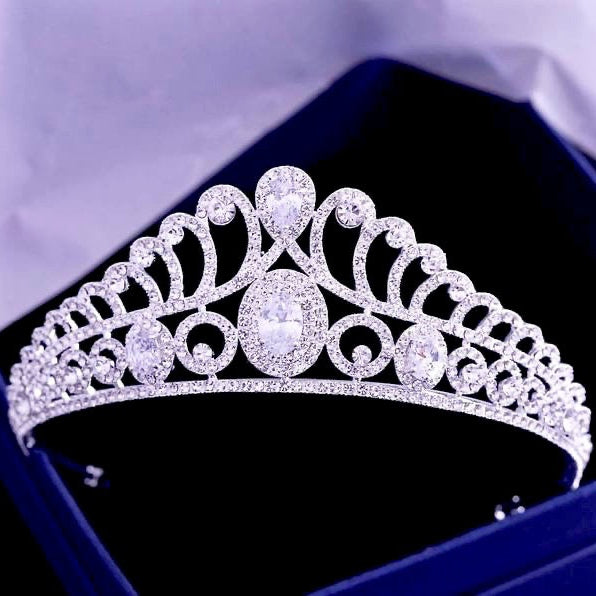 "Sharon" - Cubic Zirconia Bridal Tiara